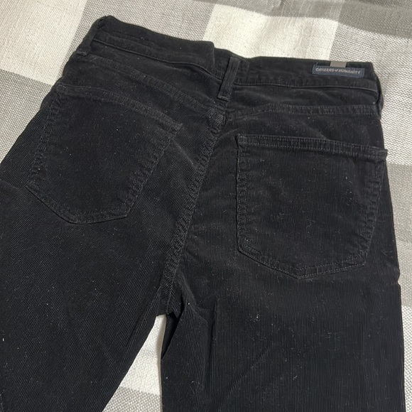 Citizens of humanity Harlow Black ankle corduroy mid rise slim - Picture 11 of 12